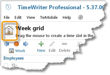 The Home button that shows the Module explorer again